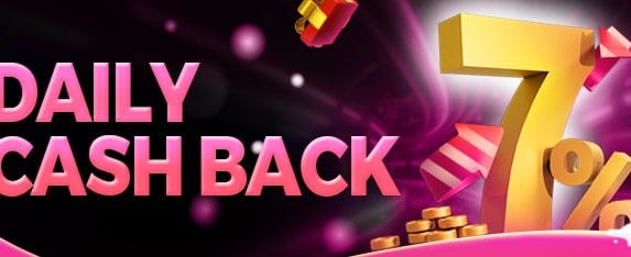VIP Weekly Cashback Rebate promotion